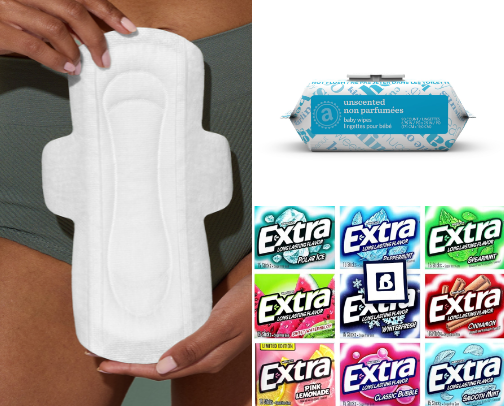 Emergency Feminine Kit cover photo collage