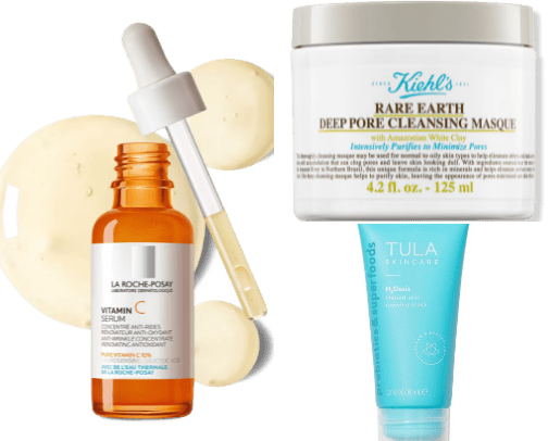 Skincare cover photo collage