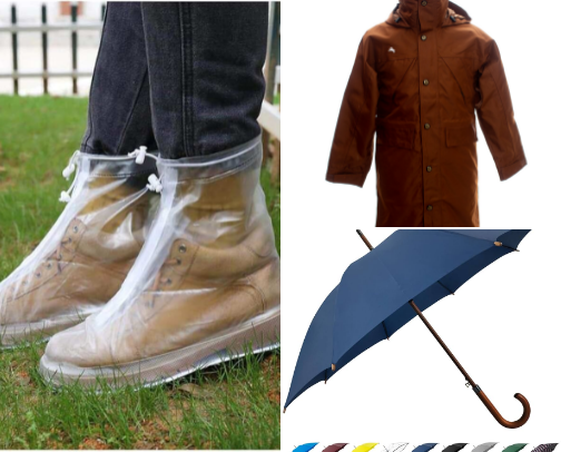 Rainy Days Neccessities cover photo collage