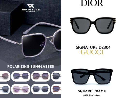 Glasses cover photo collage