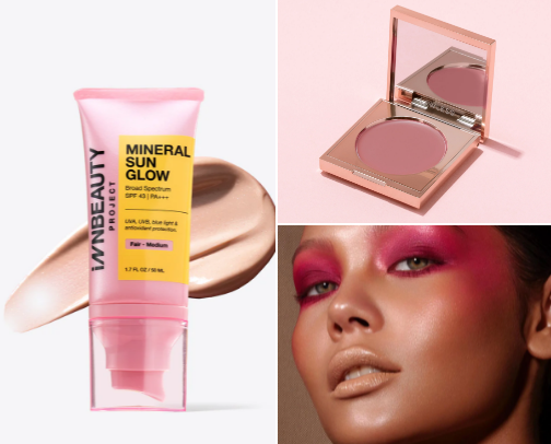 fave make up products (summer 2024) 🌸 cover photo collage
