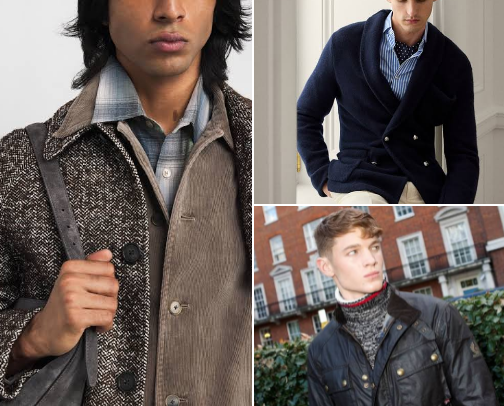 Jackets - One of those pieces that gets better the longer you own it. cover photo collage