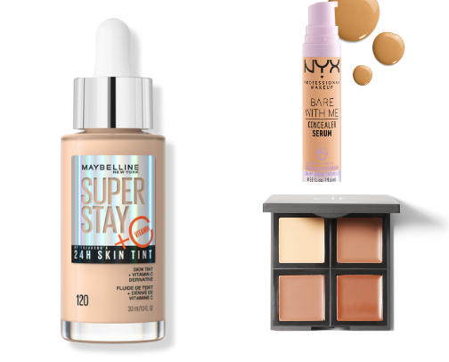 Beauty products that look great on textured skin! cover photo collage