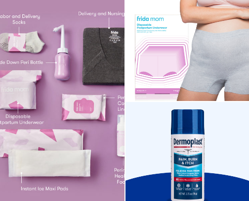 postpartum must haves cover photo collage