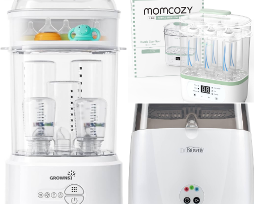 🍼 Baby Bottle Washers, Sterilizers & Dryers cover photo collage