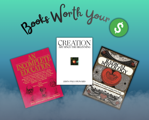 Books Worth Your Time And Cheese cover photo collage