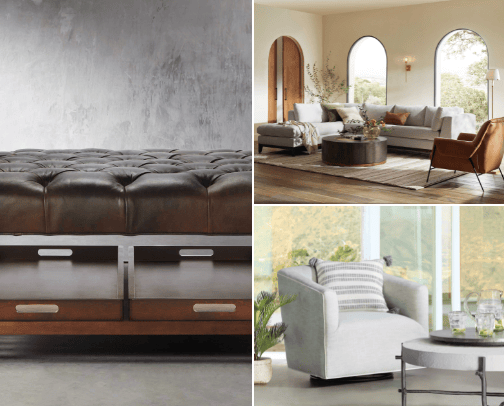 Modern cozy Living Room cover photo collage