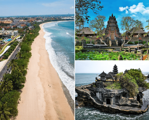 places that must be visited in Bali cover photo collage