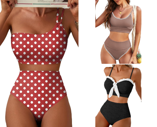 My Favorite Amazon
High-Waisted Swim Suits cover photo collage