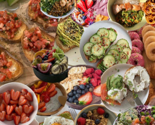 fav food places cover photo collage