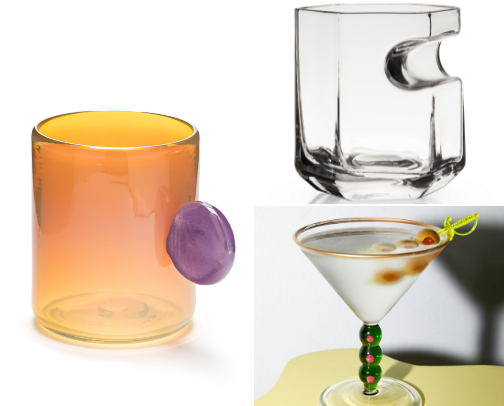 Elevate your home bar: Funky Cups and Glassware cover photo collage