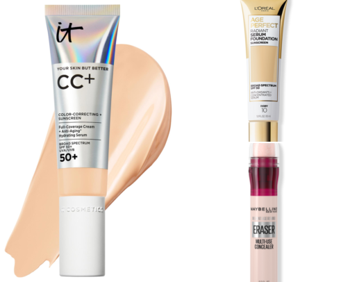 Mature-skin makeup must-haves cover photo collage