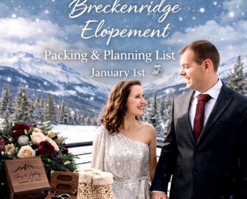 Breckenridge Colorado Elopement on New Year’s Day (Under $3,500) cover photo collage