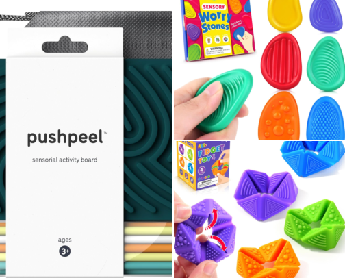 Sensory & Fidget Toys for Big Feelings and Focus cover photo collage