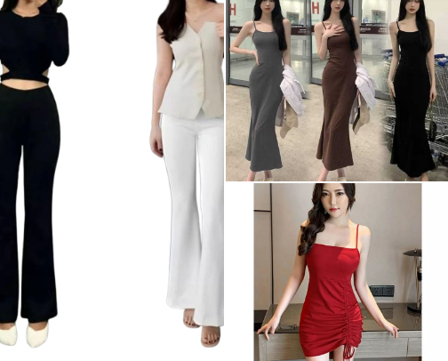 Celana cutbray bahan adem cover photo collage