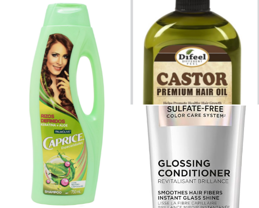 Hair care cover photo collage