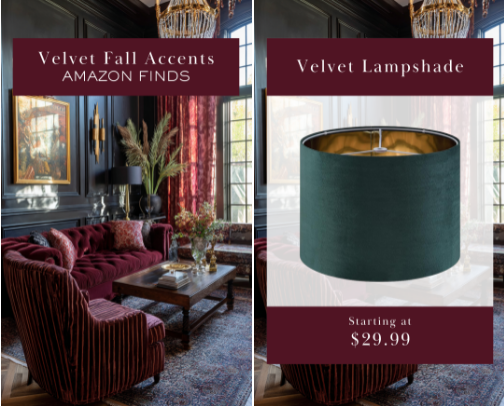 Velvet Accents for a Cozy Fall Home – Layered Luxe Textures for Autumn cover photo collage
