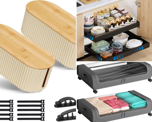 Storage solutions cover photo collage