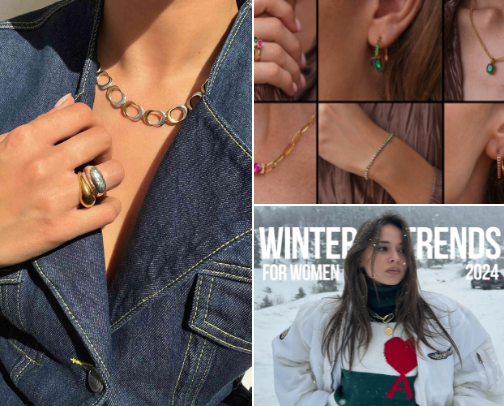 Minimalist Jewelry For Winter Season🧚🏻‍♀️ cover photo collage