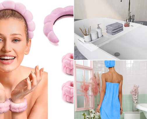 Spa Day at Home cover photo collage