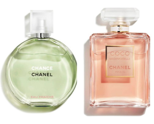 Perfume according the mood cover photo collage