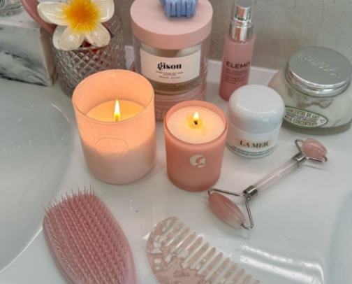 Beauty and Self-Care cover photo collage