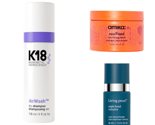 Trending hair products for healthier hair cover photo collage