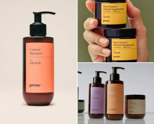 Custom Hair Products & Supplements - Prose cover photo collage