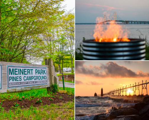 My Favorite MI Camping Spots🏕️ cover photo collage