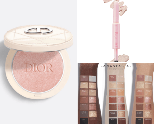Piink makeup cover photo collage