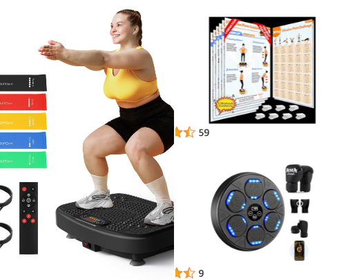 Workout/Fitness Equipment for Exercise cover photo collage
