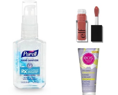 what’s in my everyday purse?  👛🪞💄👜 cover photo collage