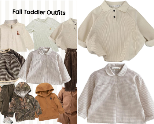 Fall Toddler Boy Outfits cover photo collage