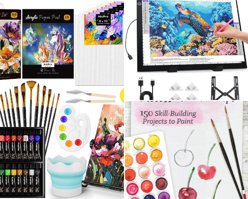 My Artist Toolkit of supplies I actually use 🎨🖌️ cover photo collage