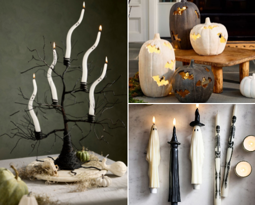 Chic & Spooky: The Halloween Home Edit cover photo collage