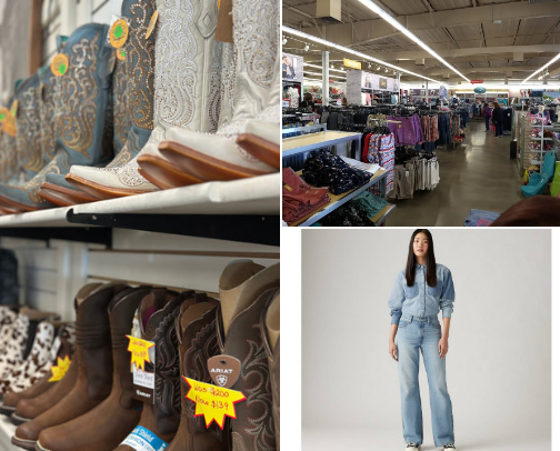Western fall fashion cover photo collage
