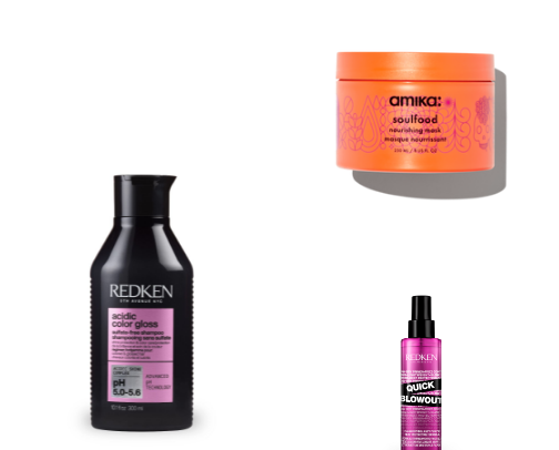 my hair routine cover photo collage