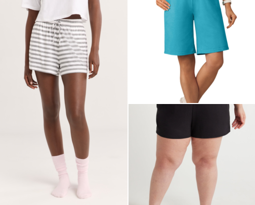 Women's Knit Sleep Shorts cover photo collage