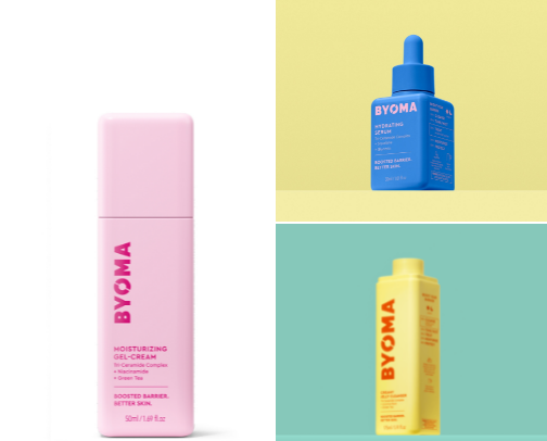 Skin care cover photo collage