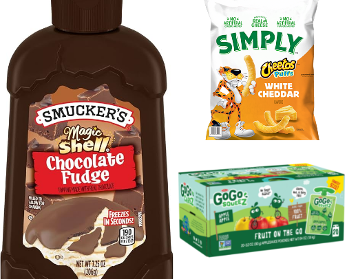 Snacks & drinks we enjoy cover photo collage