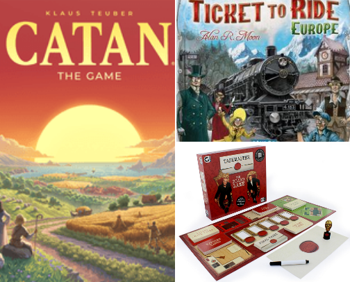 Top 10 board games cover photo collage