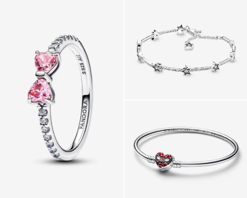 Pandora  jewelry 💎💍 cover photo collage
