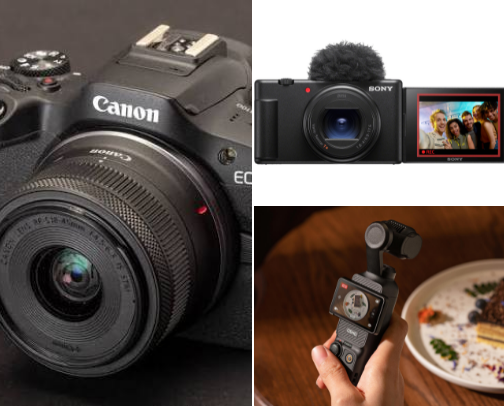 Best Cameras for Content Creation cover photo collage