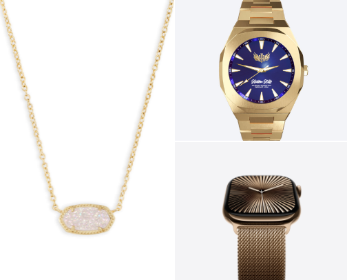 Elevate your style with a touch of gold! cover photo collage