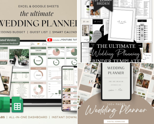 Wedding Planner cover photo collage