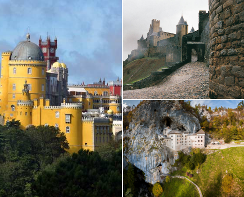 Romantasy-Themed Travel cover photo collage