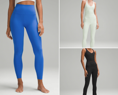 Lululemon favorites cover photo collage
