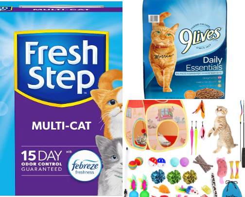 All for my two fur babies at Walmart cover photo collage