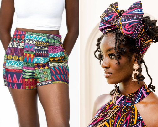 African Style cover photo collage