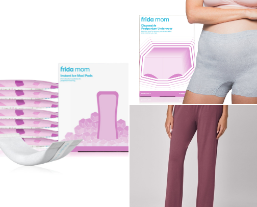 Postpartum favs! cover photo collage